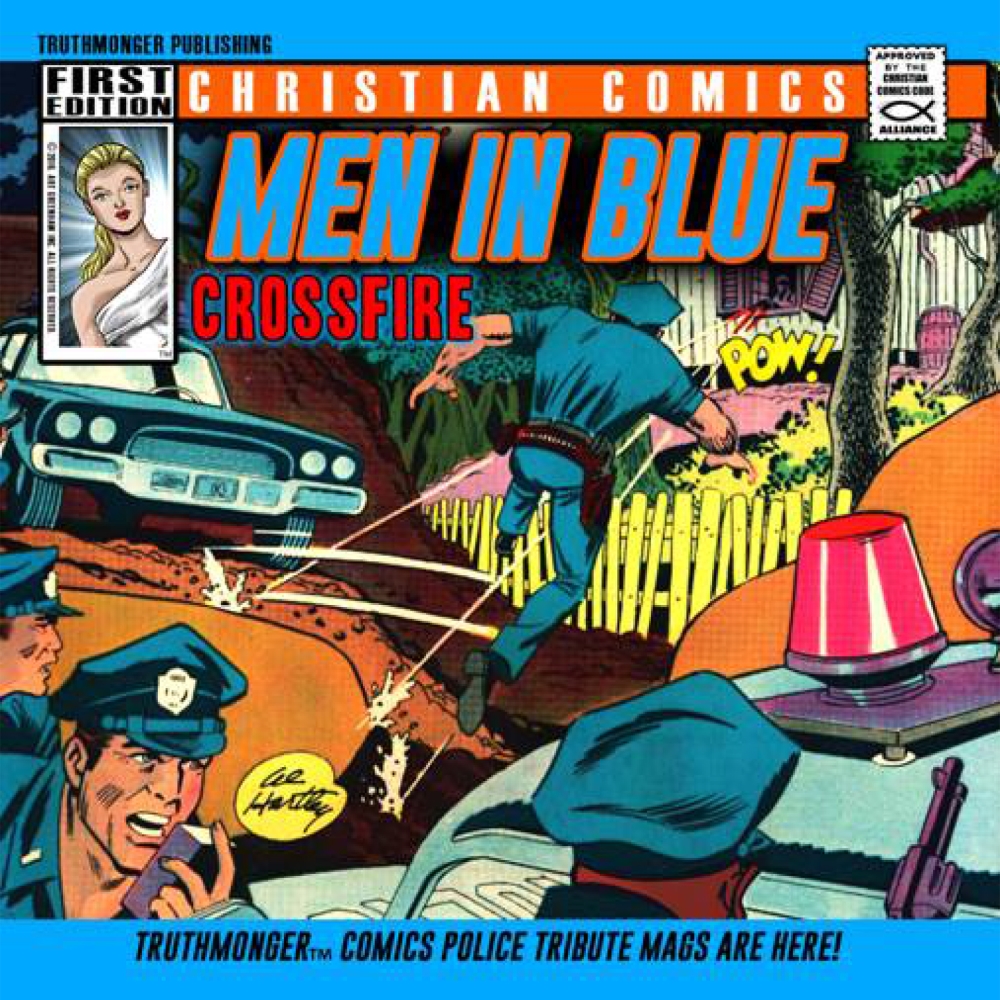 (image for) Truthmonger Comics Group / Art Greenhaw Presents Men In Blue / Crossfire Police Tribute Album