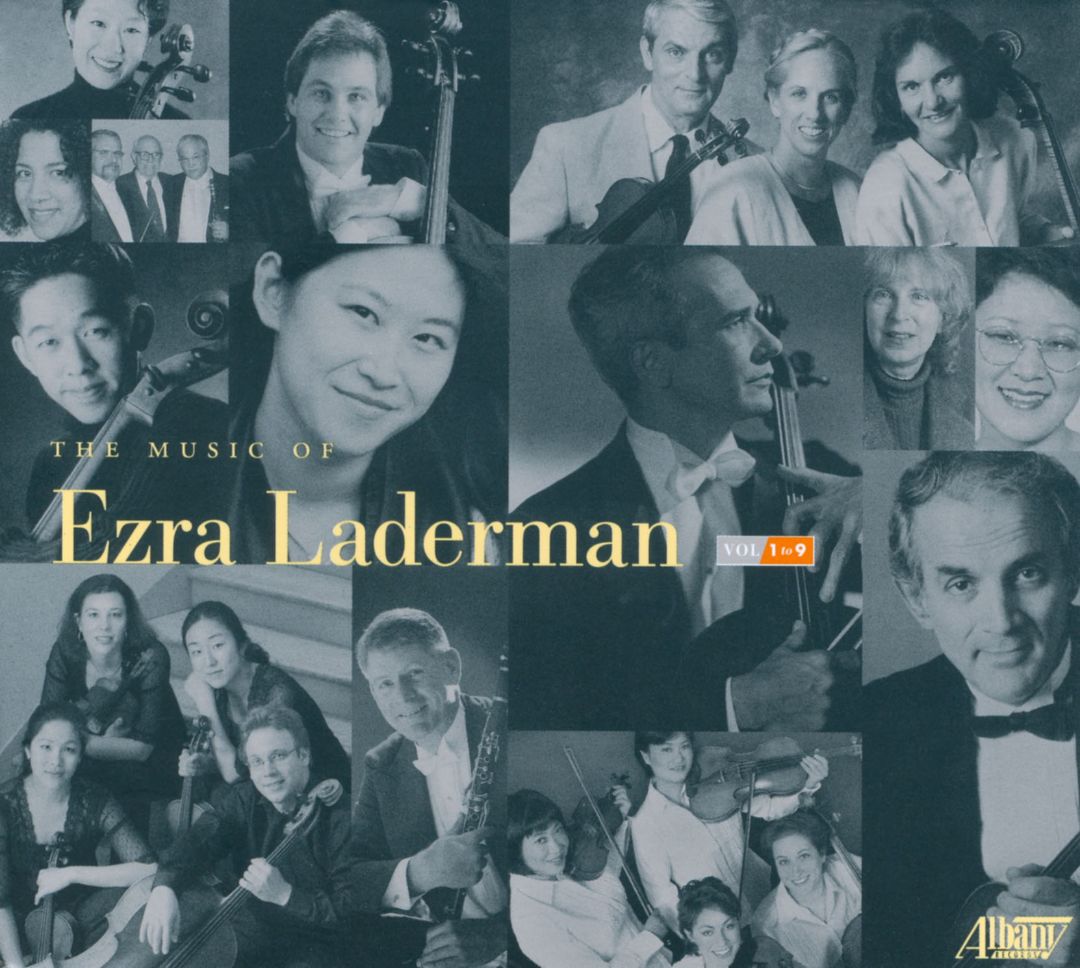 Music Of Ezra Laderman Vol.1-9 (9 CD) (image for) Music Of Ezra Laderman Vol.1-9 (9 CD)