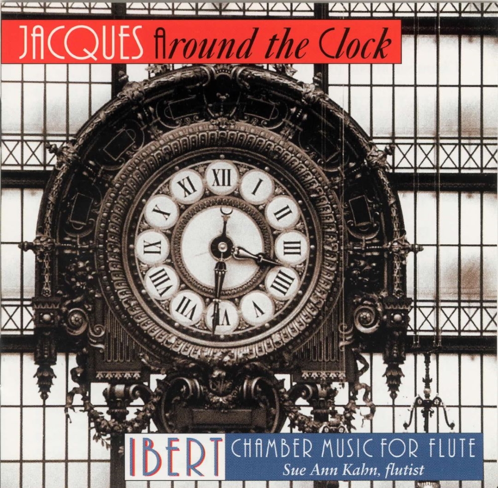 (image for) Jacques Around the Clock-Ibert Chamber Music for Flute