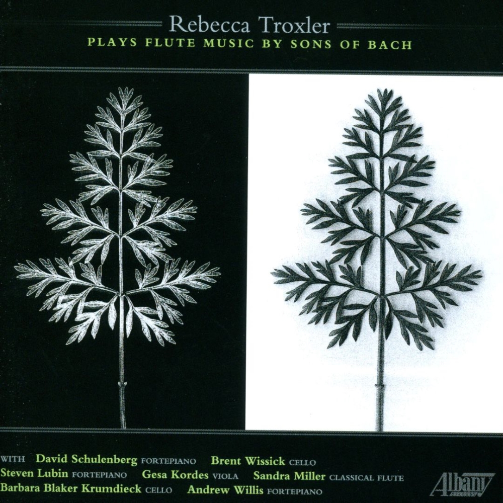 Rebecca Troxler Plays Flute Music by Sons of Bach (2 CD) (image for) Rebecca Troxler Plays Flute Music by Sons of Bach (2 CD)