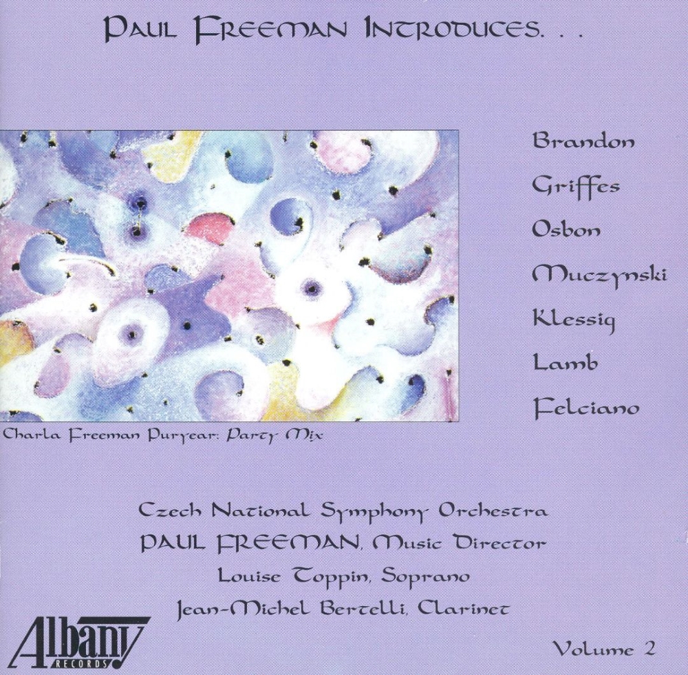 Paul Freeman Introduces… Vol. 2-Brandon, Griffes, Osbon, and others (image for) Paul Freeman Introduces… Vol. 2-Brandon, Griffes, Osbon, and others