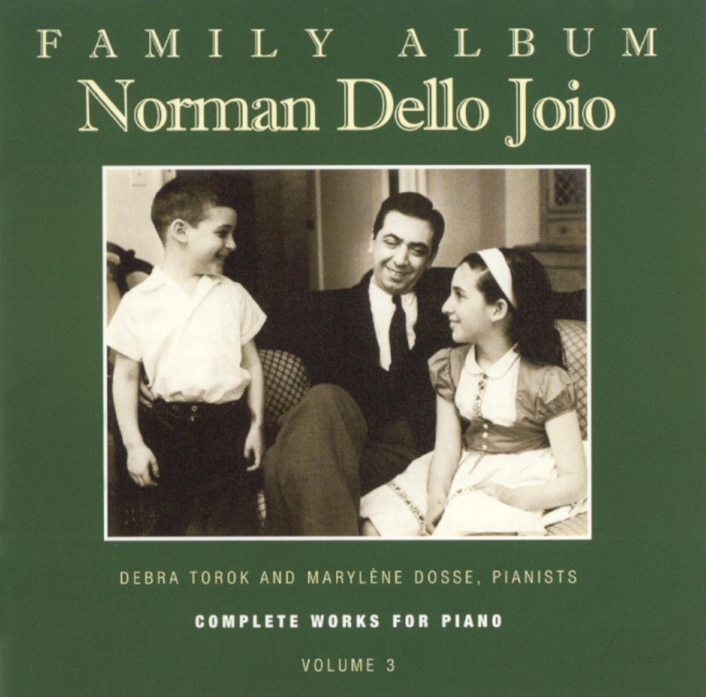 Norman Dello Joio-Complete Works for Piano, Vol. 3 (image for) Norman Dello Joio-Complete Works for Piano, Vol. 3