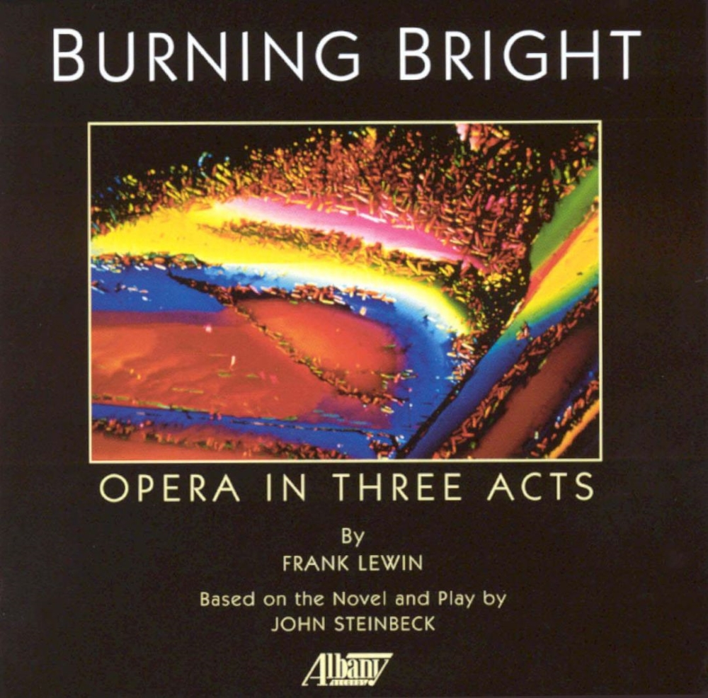 (image for) Frank Lewin-Burning Bright (Opera in Three Acts) [2 CD]