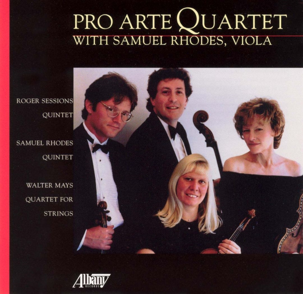Pro Arte Quartet with Samuel Rhodes, Viola (image for) Pro Arte Quartet with Samuel Rhodes, Viola