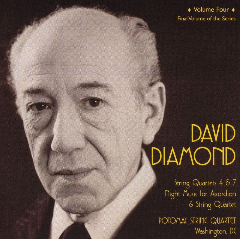 (image for) David Diamond-String Quartets, Vol. 4
