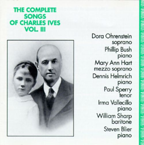 The Complete Songs of Charles Ives, Vol. 3 (image for) The Complete Songs of Charles Ives, Vol. 3