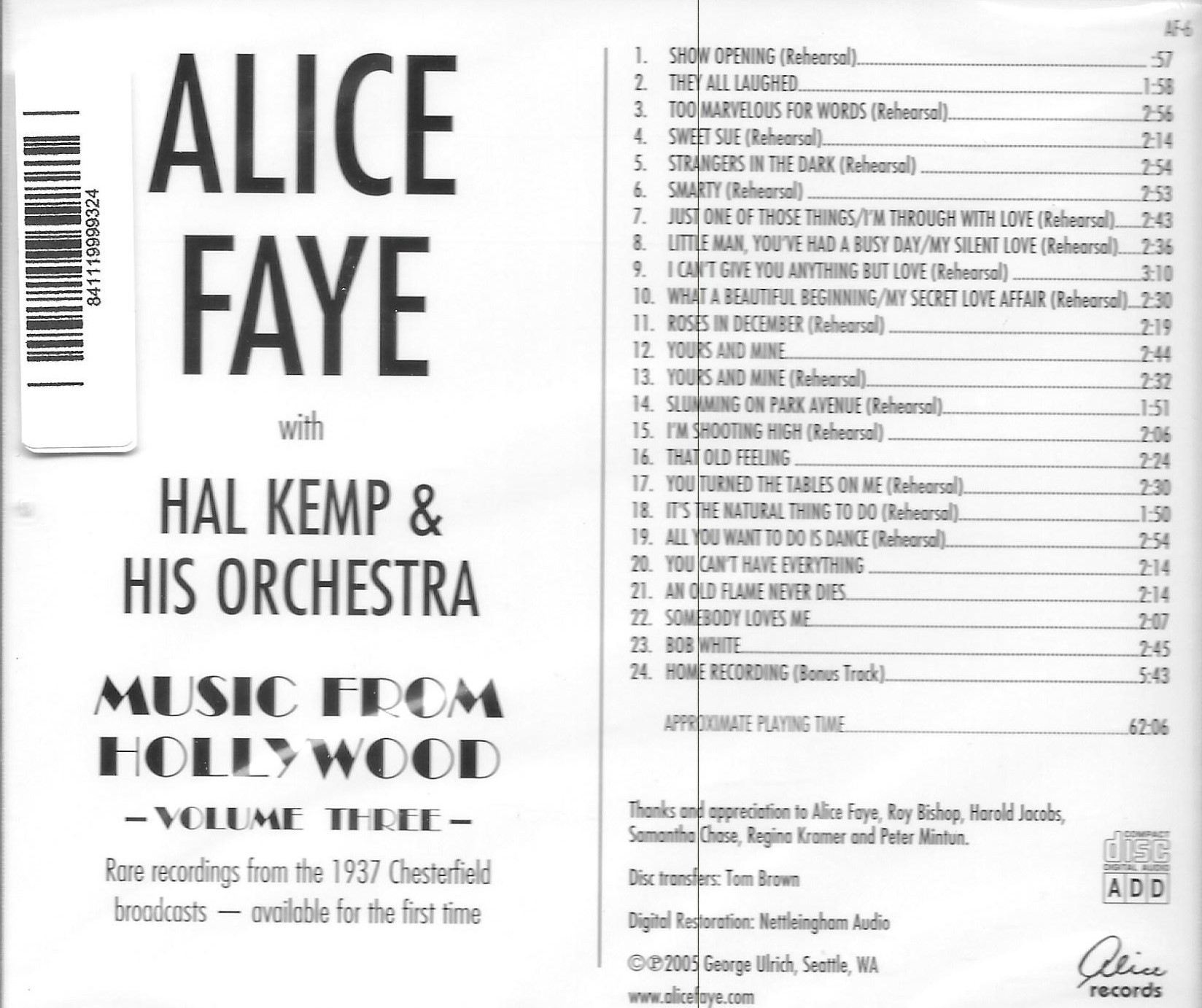 (image for) Music From Hollywood, Vol. 3