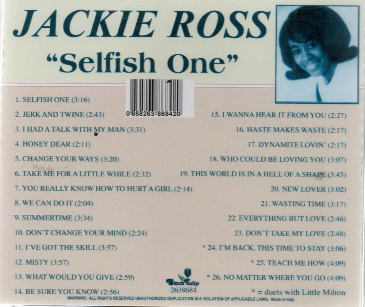 (image for) Selfish One