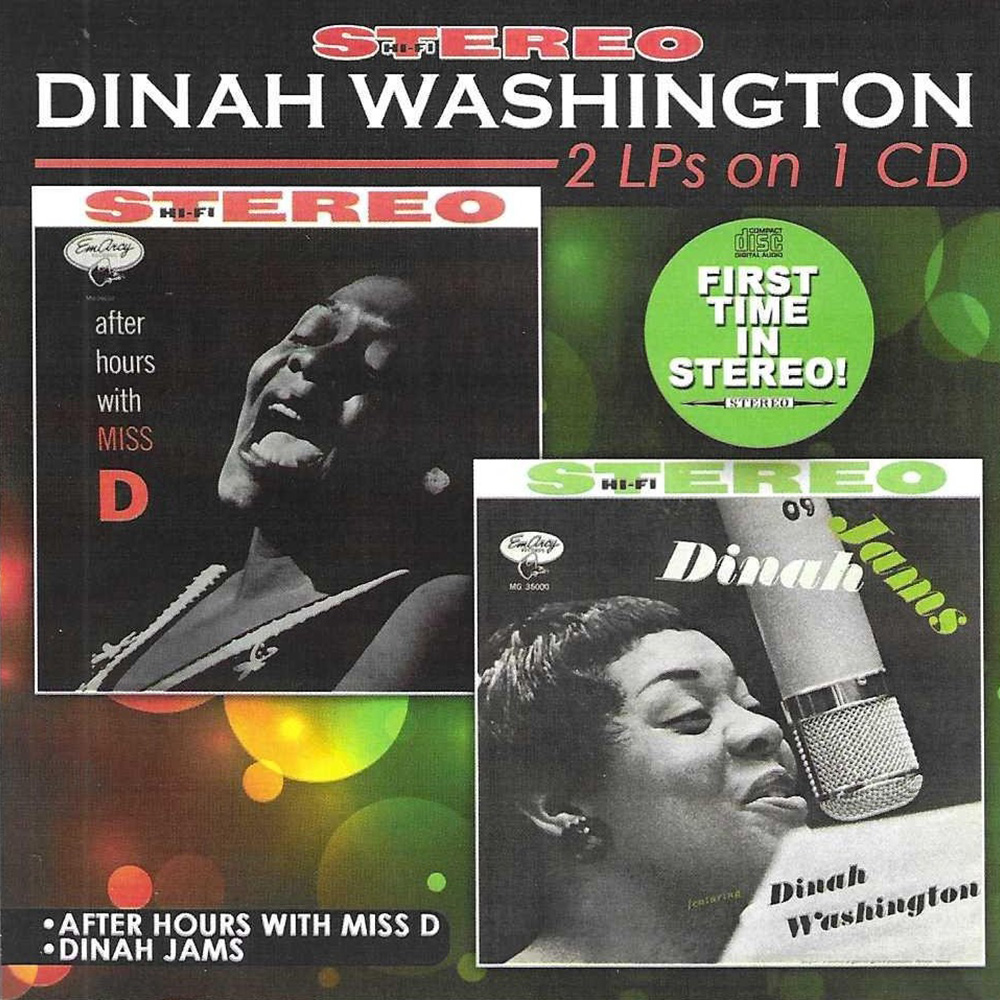 2 LPs on 1 CD - After Hours With Miss D & Dinah Jams (image for) 2 LPs on 1 CD - After Hours With Miss D & Dinah Jams