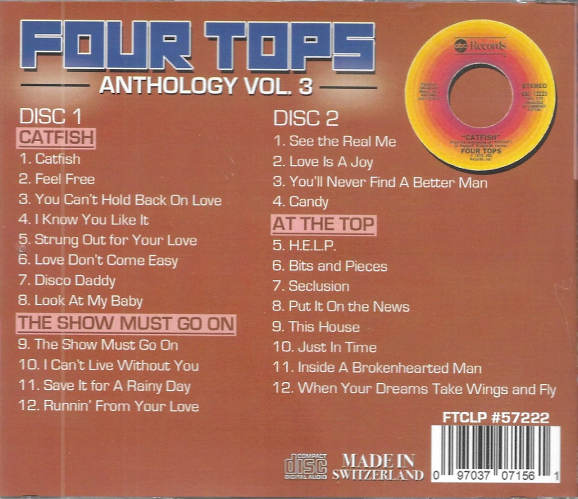 (image for) Anthology, Vol. 3-Catfish-Show Must Go On-At The Top (2 CD)