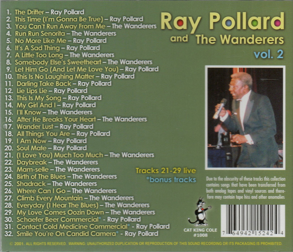 (image for) Ray Pollard And The Wanderers, Vol. 2