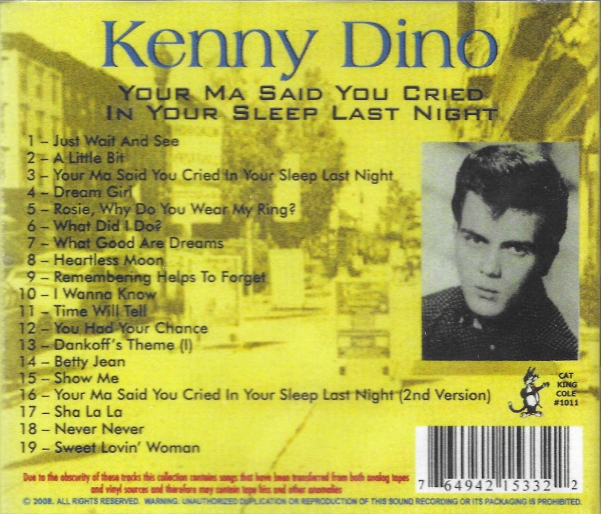 (image for) Your Ma Said You Cried in Your Sleep Last Night