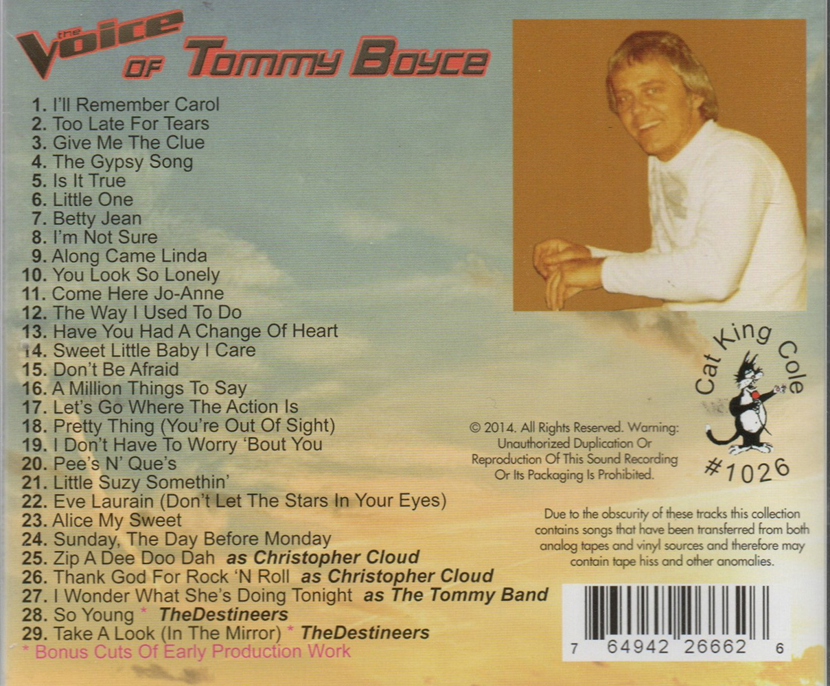 (image for) Voice of Tommy Boyce