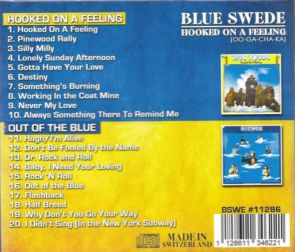 (image for) Hooked On A Feeling-2 LPs on 1 CD