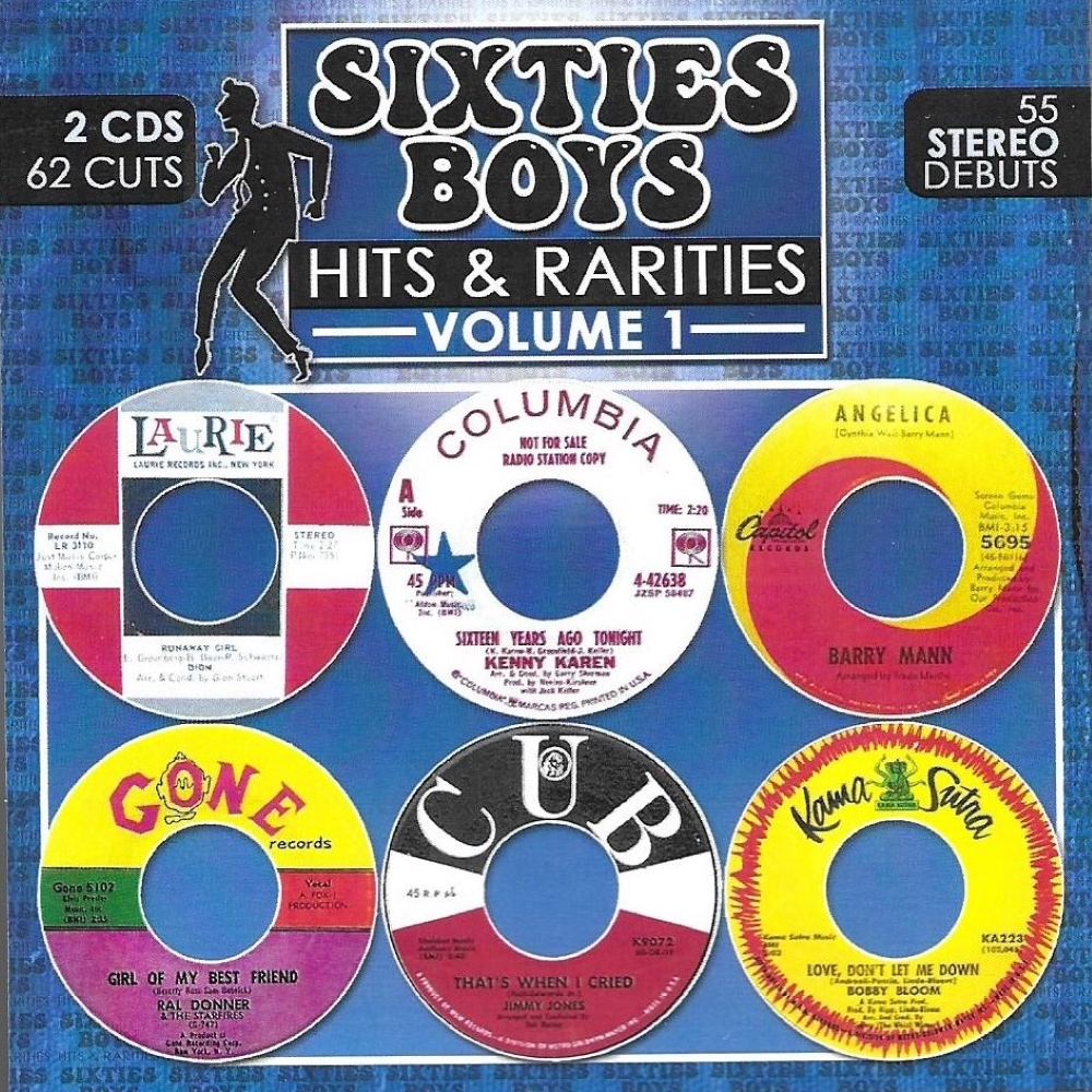 (image for) Sixties Boys - Hits & Rarities, Vol. 1 - 62 Cuts-55 Stereo debuts (2 CD)