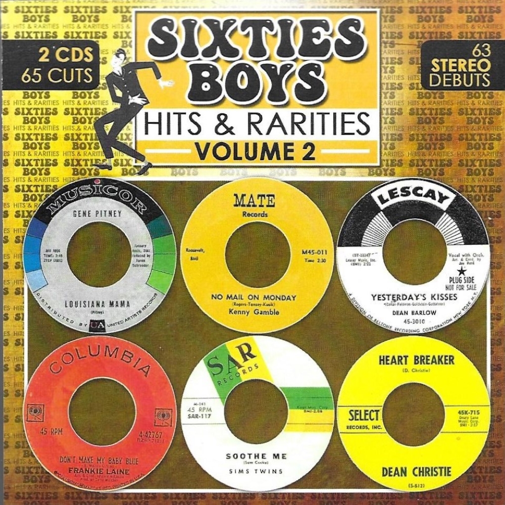 (image for) Sixties Boys - Hits & Rarities, Vol. 2 - 65 Cuts-63 Stereo debuts (2 CD)