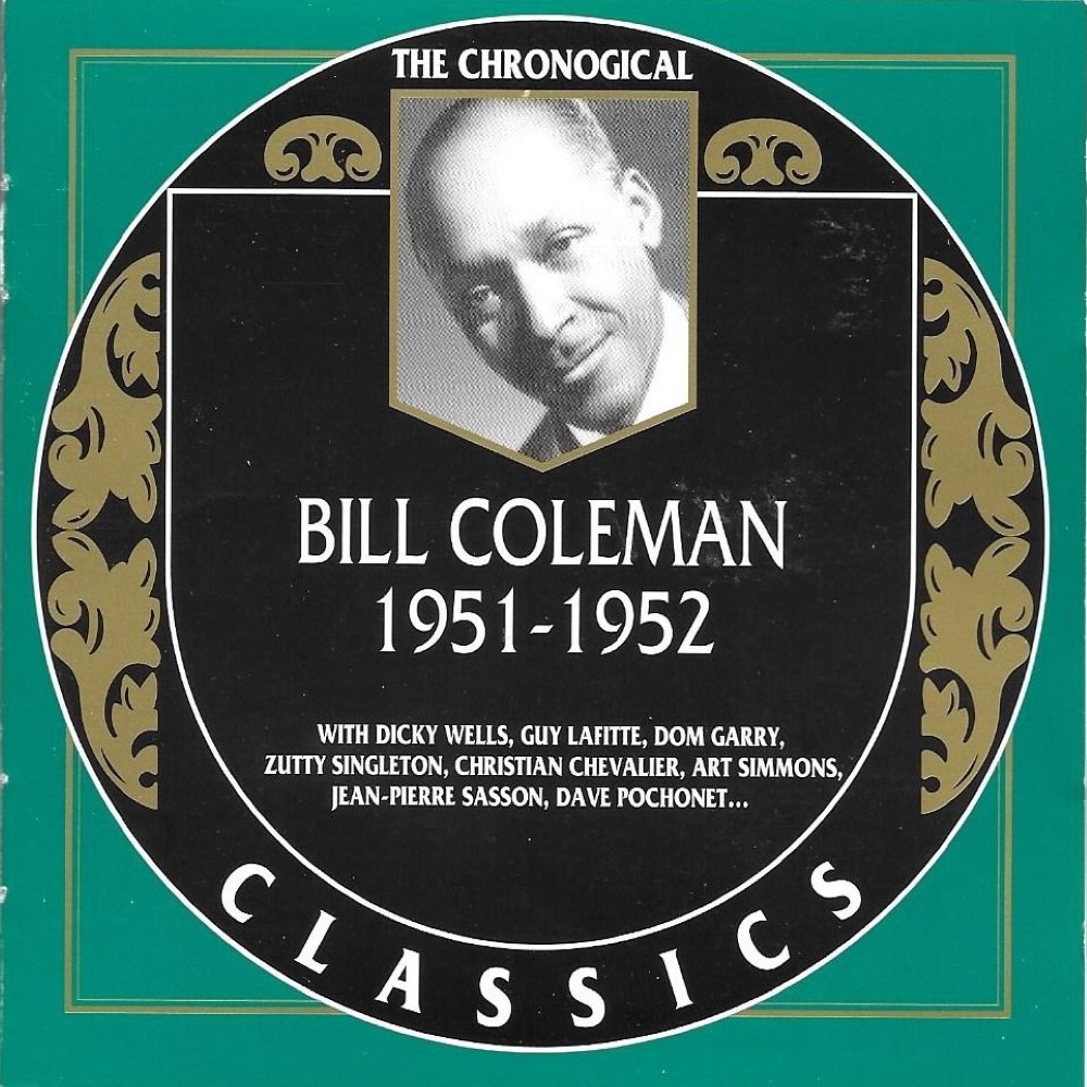Chronological Bill Coleman - 1951-1952 (image for) Chronological Bill Coleman - 1951-1952
