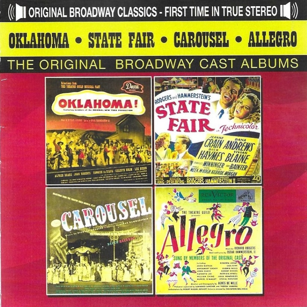 The Original Broadway Cast Albums - Oklahoma!, State Fair, Carousel & Allegro (2 CD) (image for) The Original Broadway Cast Albums - Oklahoma!, State Fair, Carousel & Allegro (2 CD)
