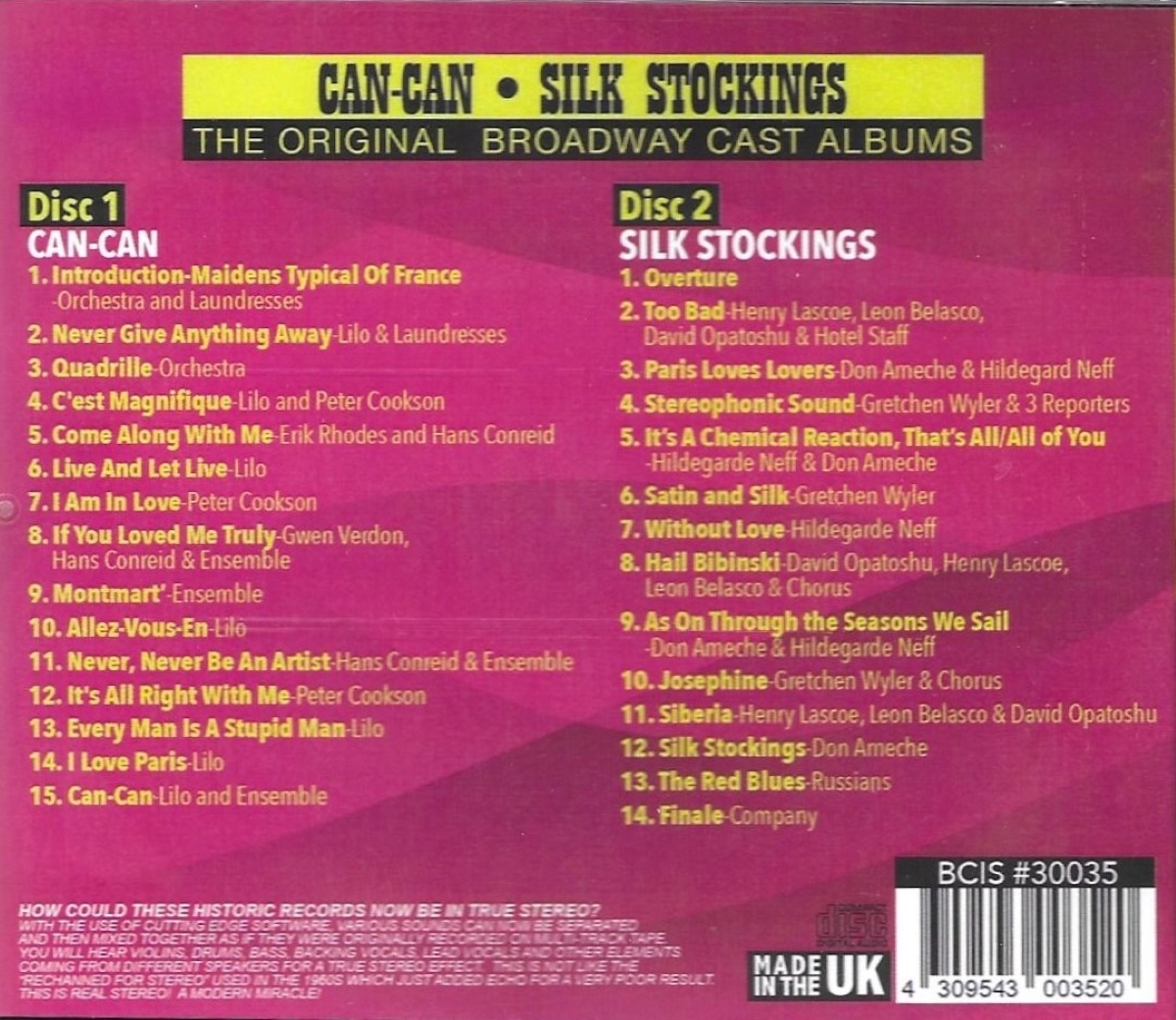 (image for) The Original Broadway Cast Albums - Can-Can & Silk Stockings