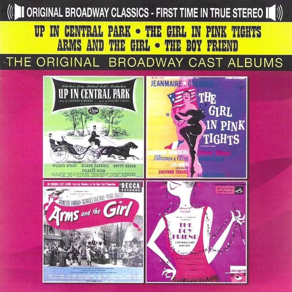 (image for) The Original Broadway Cast Albums - Up In Central Park, The Girl in Pink Tights, Arms & The Girl & The Boy Friend