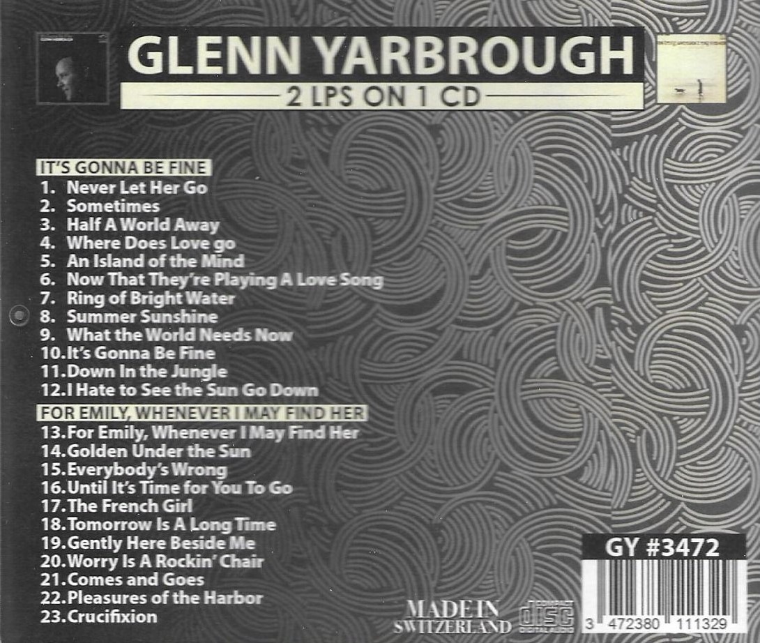 (image for) 2 LPs on 1 CD- It's Gonna Be Fine-For Emily, Whenever I May Find Her