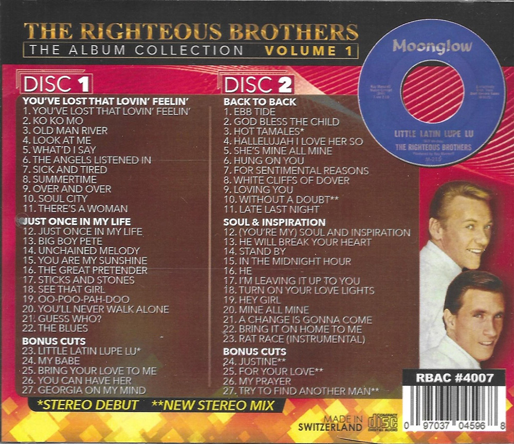 (image for) Album Collection, Vol. 1-4 LPs on 2 CDs+9 Bonus Cuts With Stereo