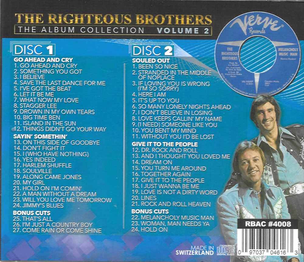 (image for) Album Collection, Vol. 2-4 LPs on 2 CDs+6 Bonus Cuts With 2 Stereo