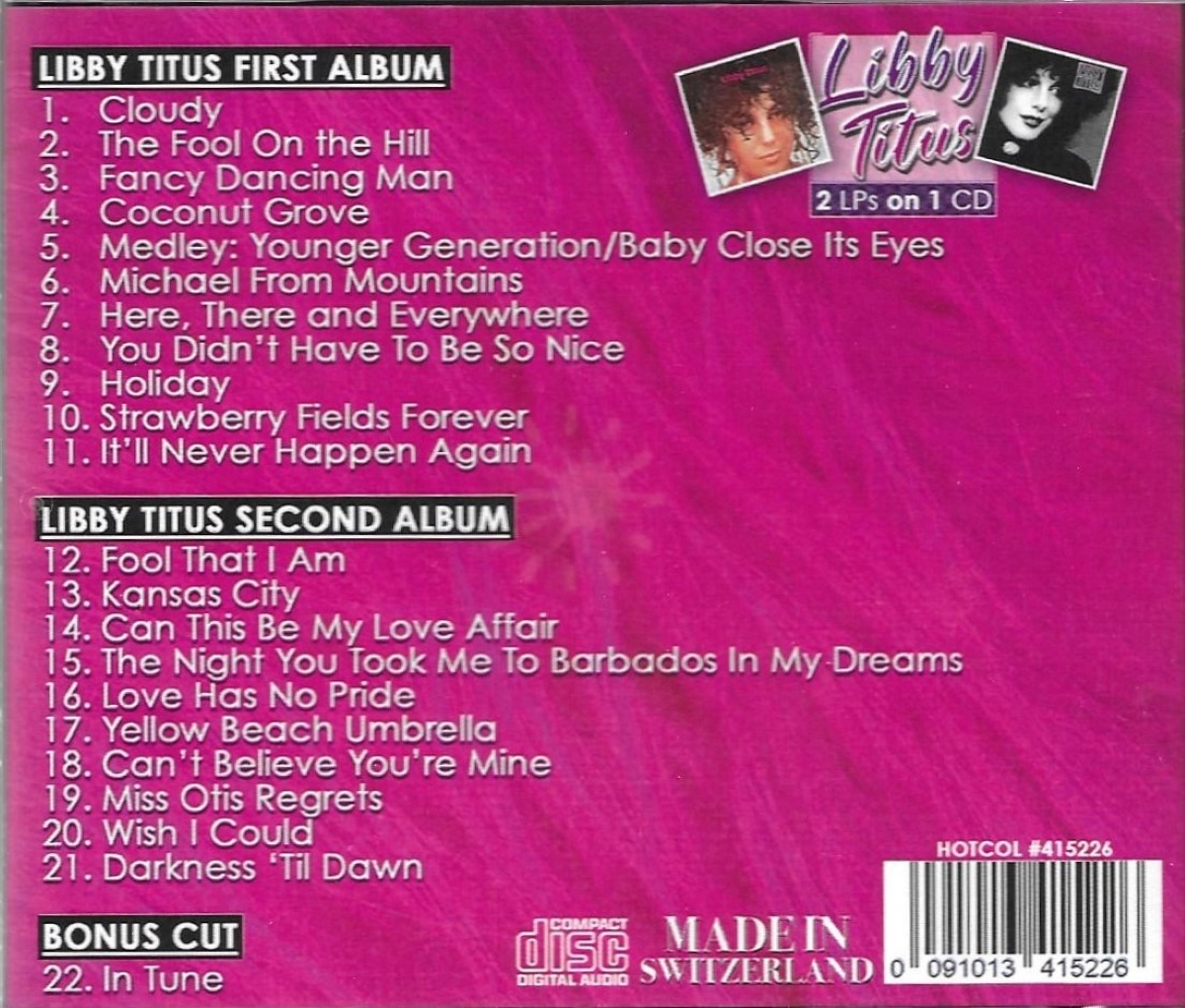 (image for) 2 LPs on 1 CD