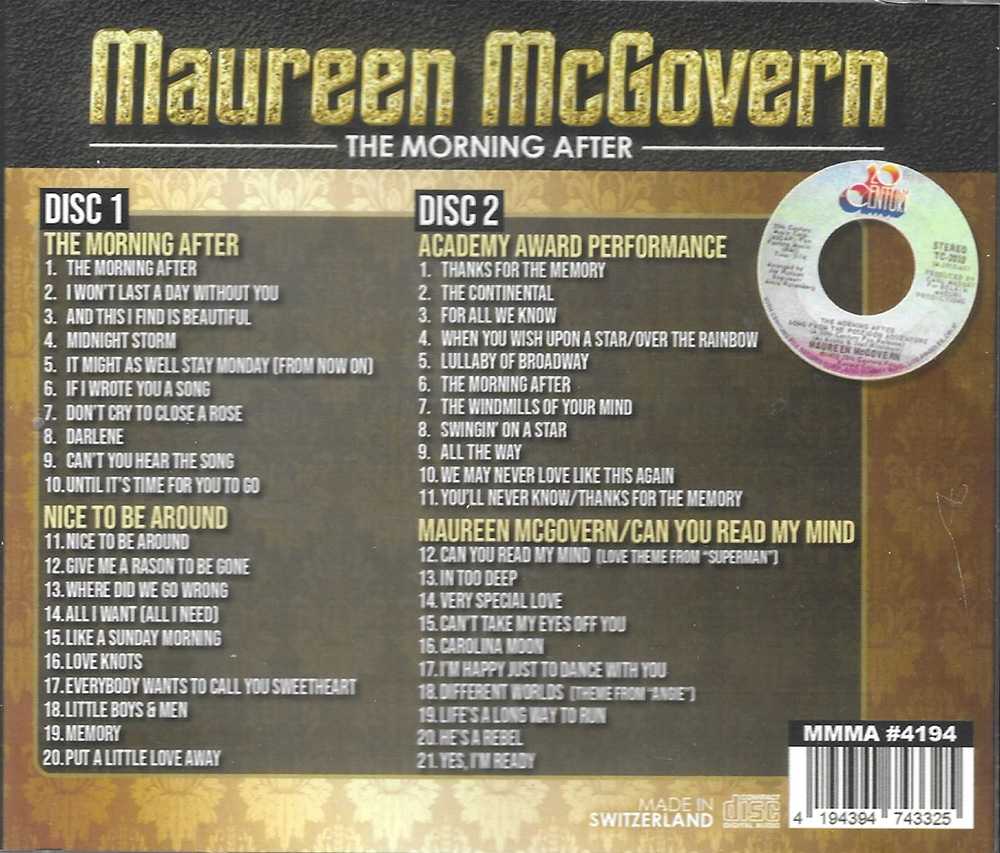 (image for) Morning After-Can You Read My Mind-Her Best - 4 LPs on 2 CDs (2 CD)