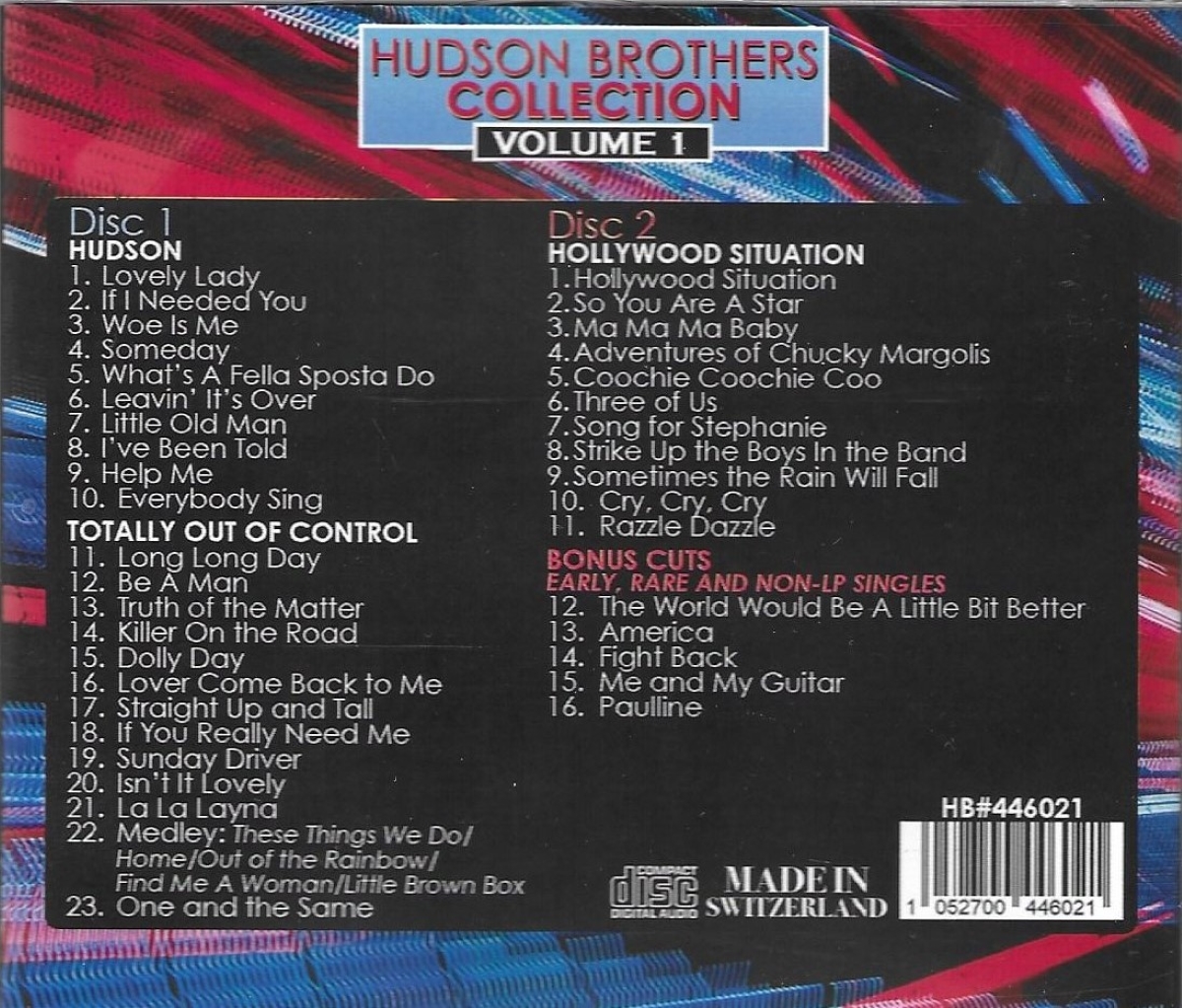 (image for) 3 LPs on 2 CDs-Hudson Brother Collection, Volume 1 (2 CD)