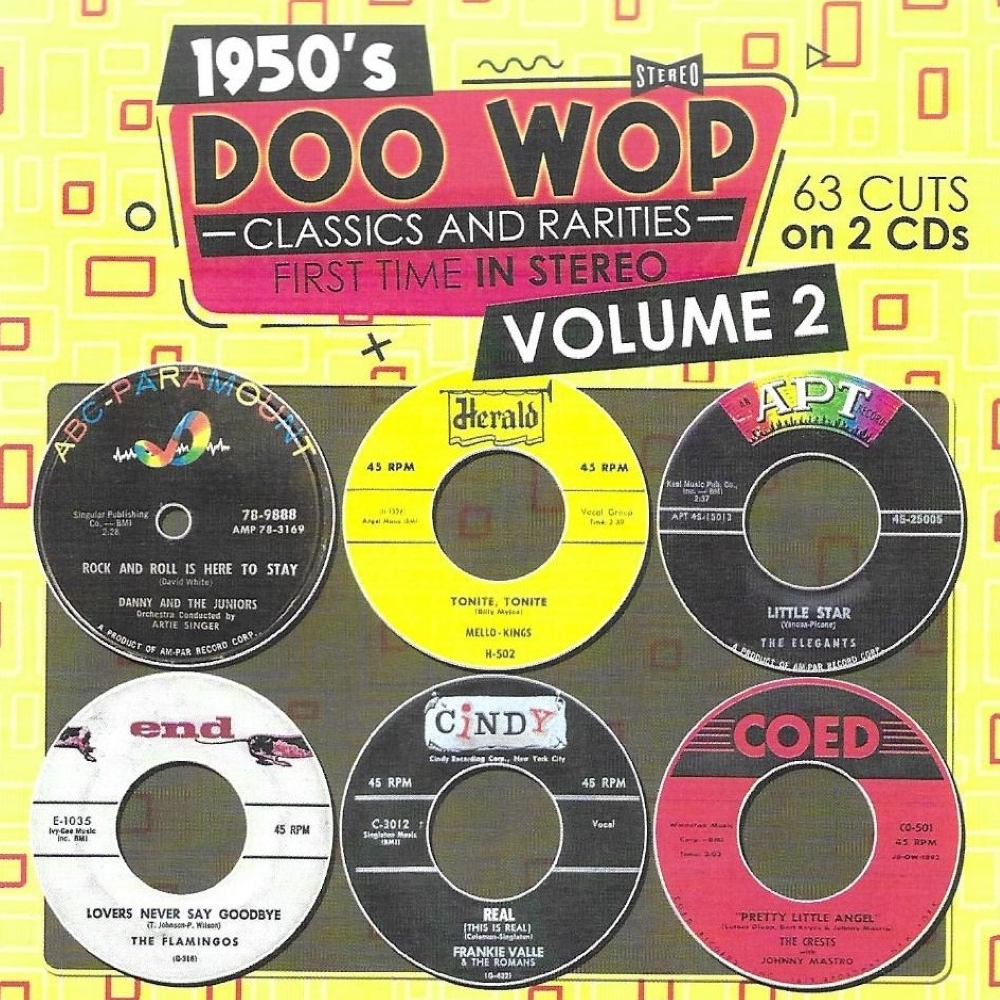 (image for) Fifties Doo Wop Classics and Rarities First Time In Stereo, Vol. 2-2 CDs-63 Cuts
