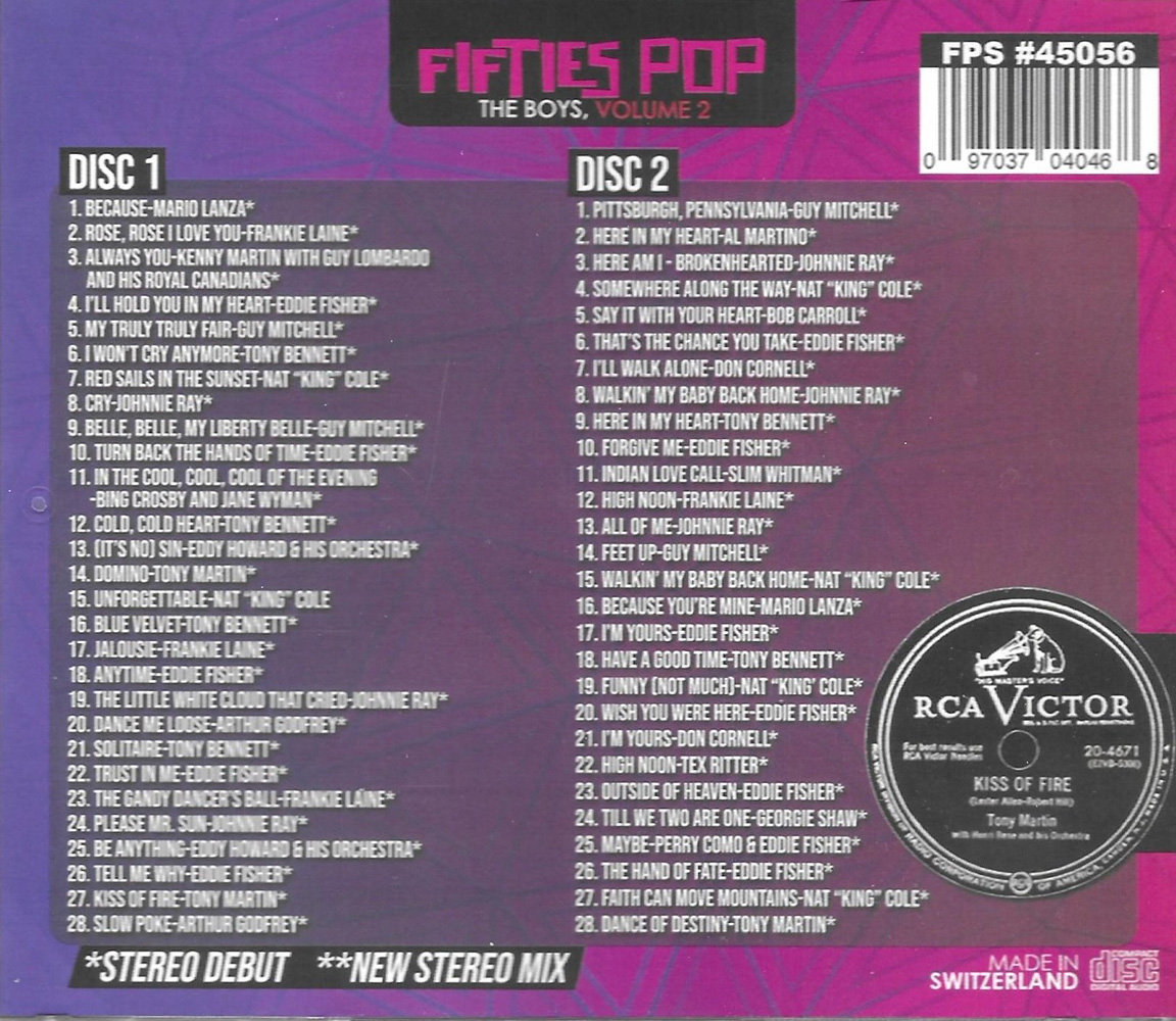 (image for) Fifties Pop- The Boys, Vol. 2 (2 CD)