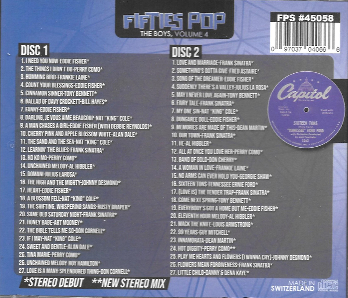 (image for) Fifties Pop- The Boys, Vol. 4 (2 CD)