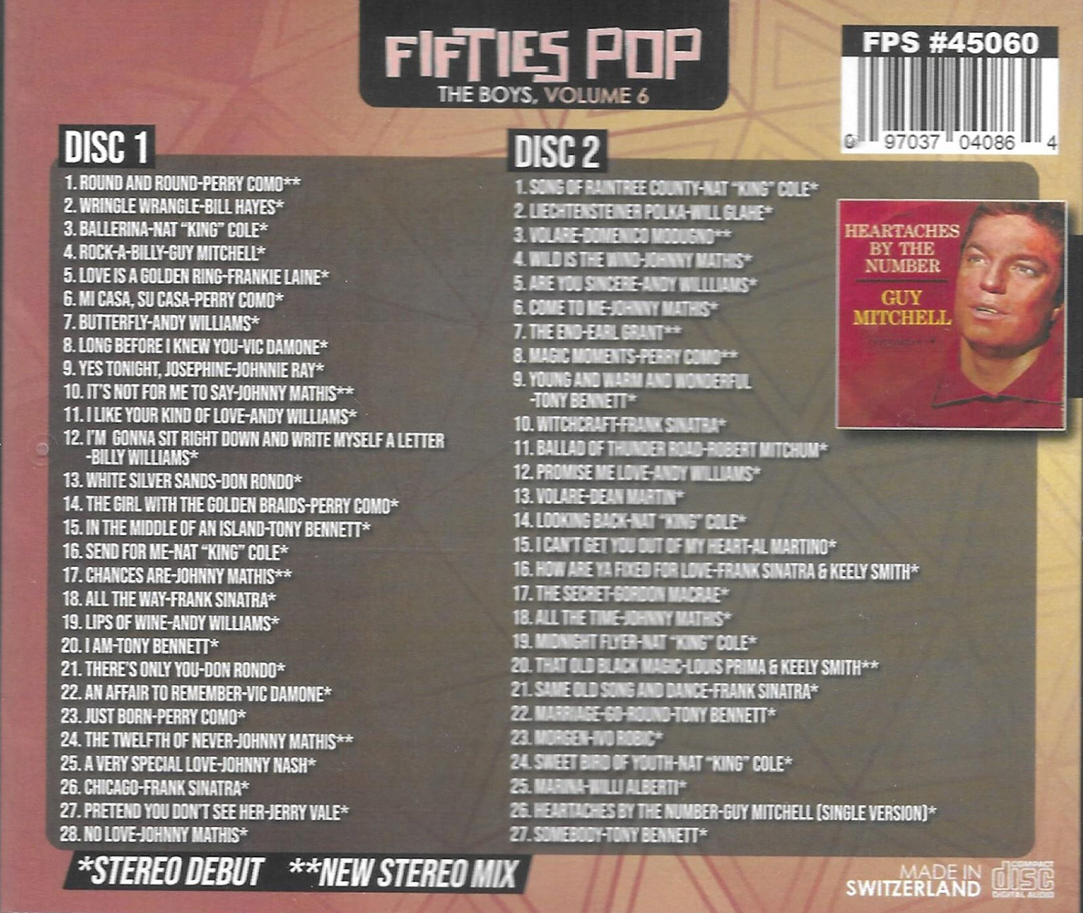 (image for) Fifties Pop- The Boys, Vol. 6 (2 CD)
