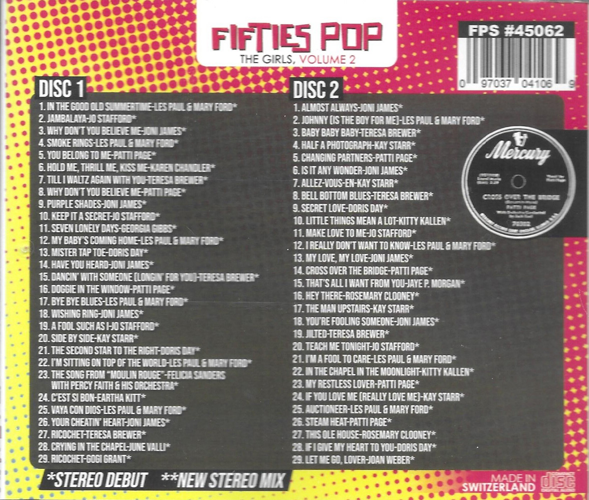 (image for) Fifties Pop- The Girls, Vol. 2 (2 CD)