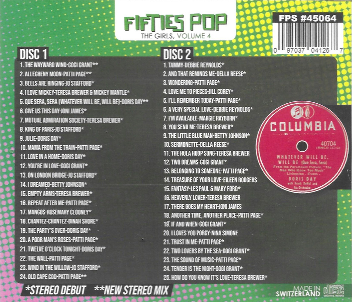 (image for) Fifties Pop- The Girls, Vol. 4 (2 CD)