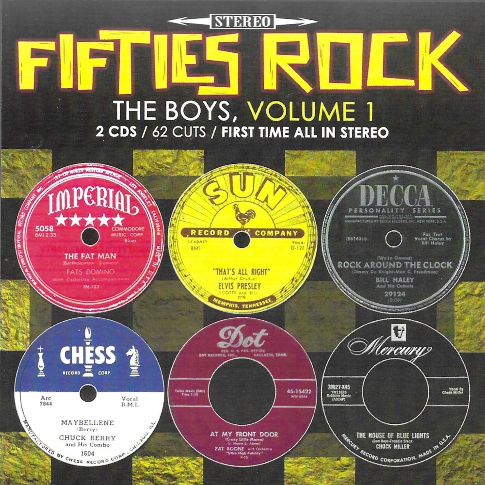(image for) Fifties Rock- The Boys, Vol. 1-62 Cuts-100% First Time Stereo (2 CD)