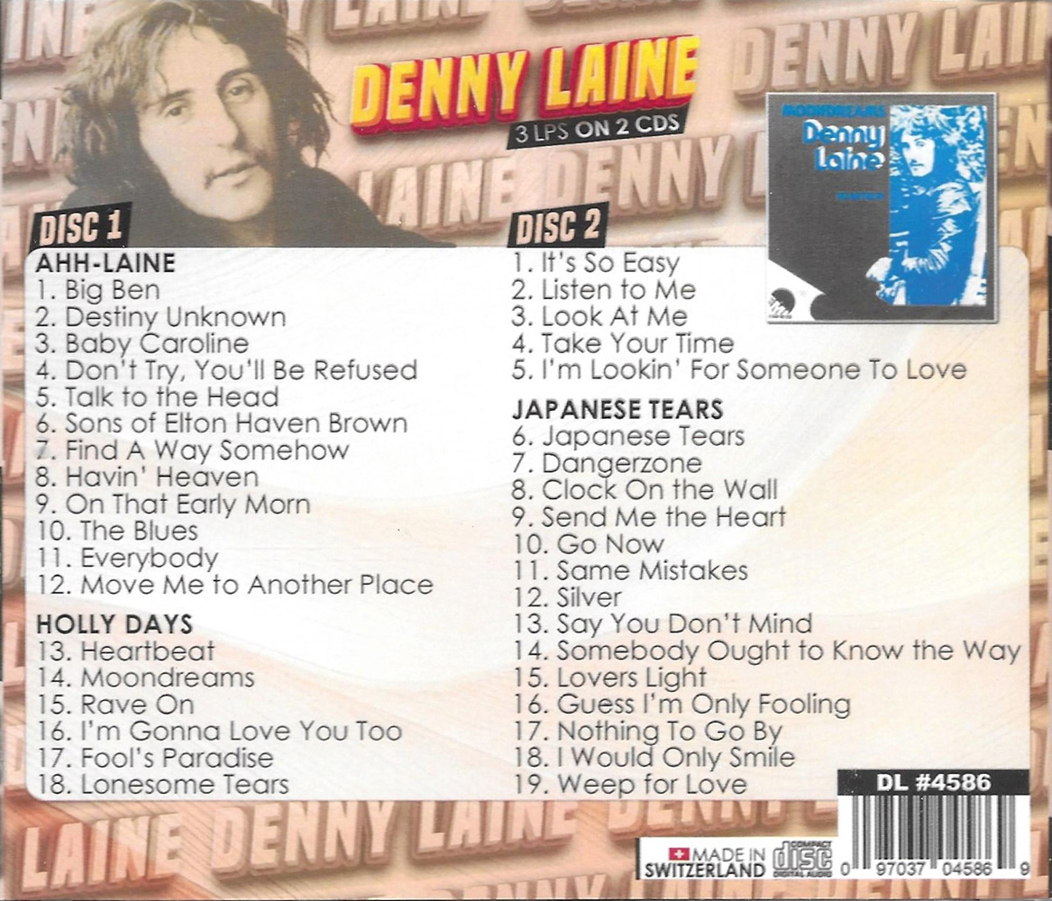 (image for) 3 LPs on 2 CDs-All CD Debuts-Ahhh-Laine-Holly Days-Japanese Tears (2 CD)
