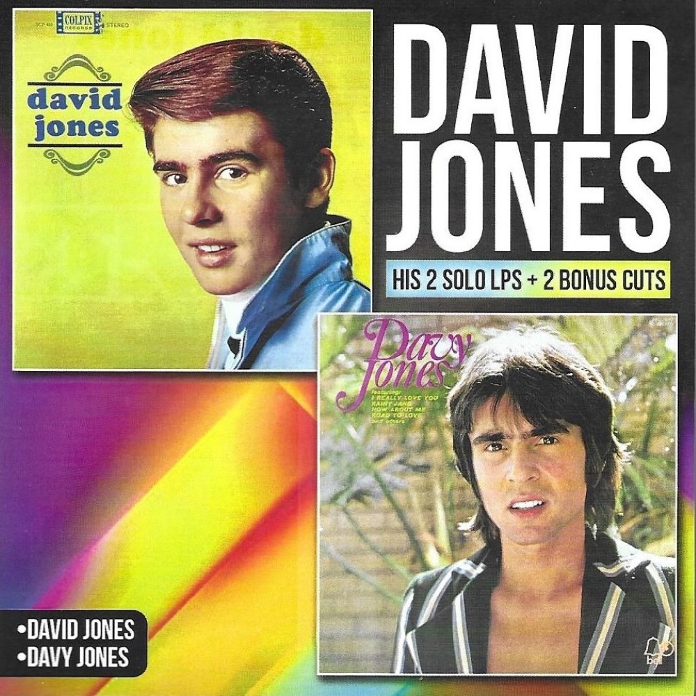 His 2 Solo LPs + 2 Bonus Cuts-David Jones & Davy Jones (image for) His 2 Solo LPs + 2 Bonus Cuts-David Jones & Davy Jones