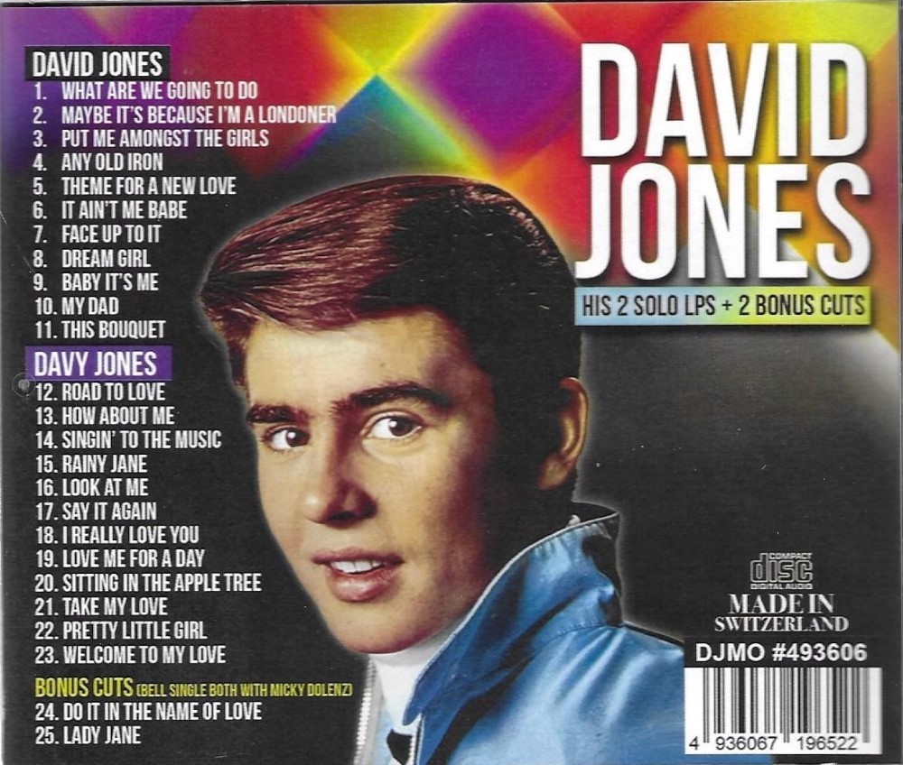 (image for) His 2 Solo LPs + 2 Bonus Cuts-David Jones & Davy Jones