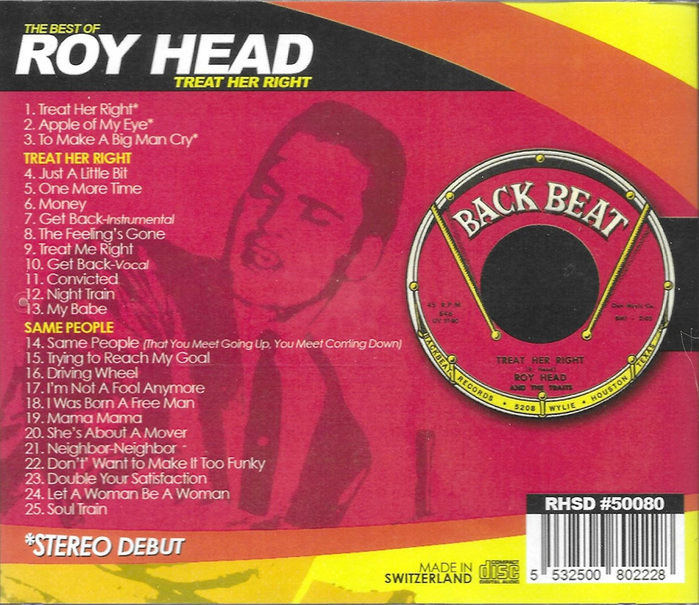 (image for) Treat Her Right- Best Of-2 LPs + 3 Bonus Cuts-All Stereo Debuts