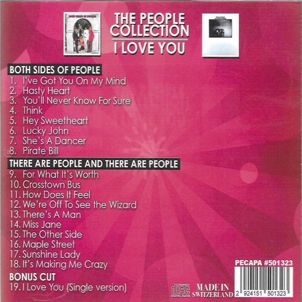 (image for) The People Collection-I Love You - 2 LPs on 1 CD with 1 Bonus Cut