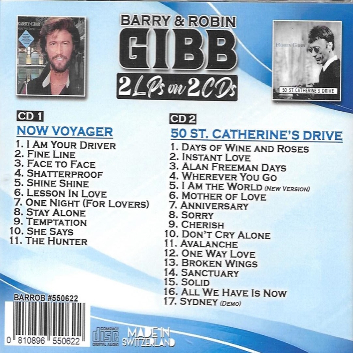 (image for) 2 LPs On 2 CDs-Now Voyager / 50 St. Catherine's Drive (2 CD)