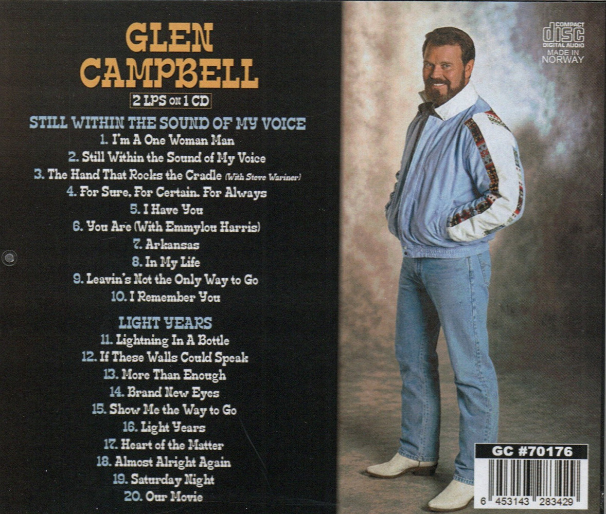 (image for) 2 LPs on 1 CD: Still Within The Sound Of My Voice & Light Years