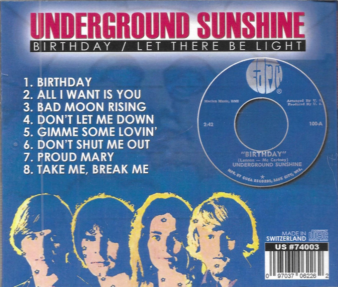 (image for) Birthday-Let There Be Light-Their Classic LP-First Time On CD