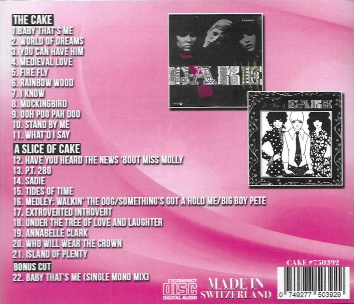 (image for) 2 LPs on 1 CD-The Cake / A Slice Of Cake