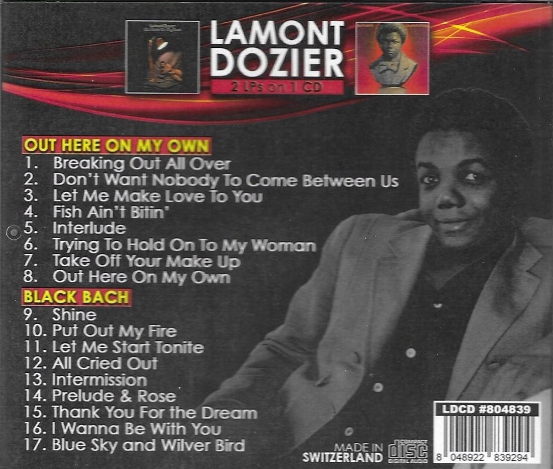 (image for) 2 LPs on 1 CD - Out Here On My Own/Black Bach