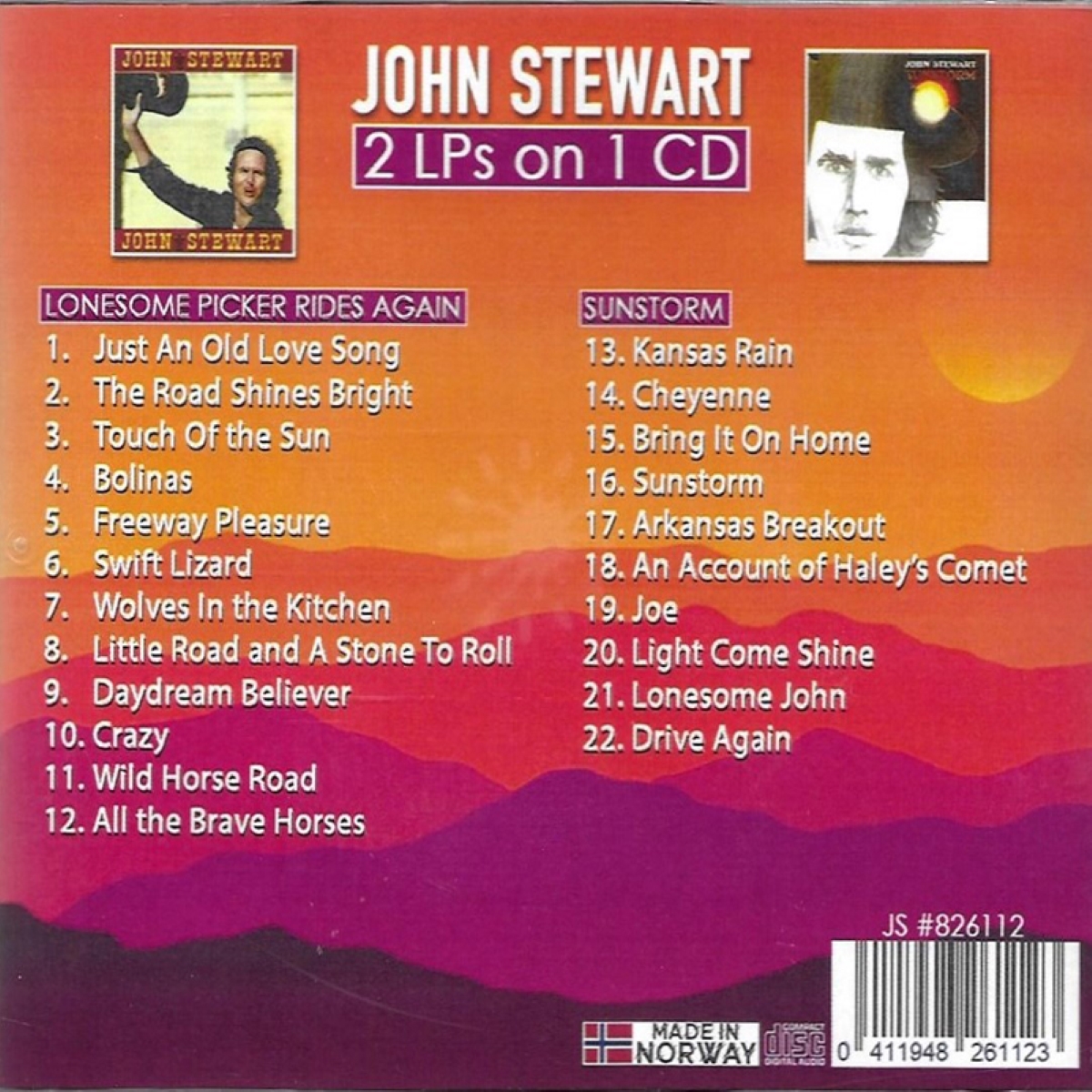 (image for) 2 LPs on 1 CD-The Lonesome Picker Rides Again / Sunstorm
