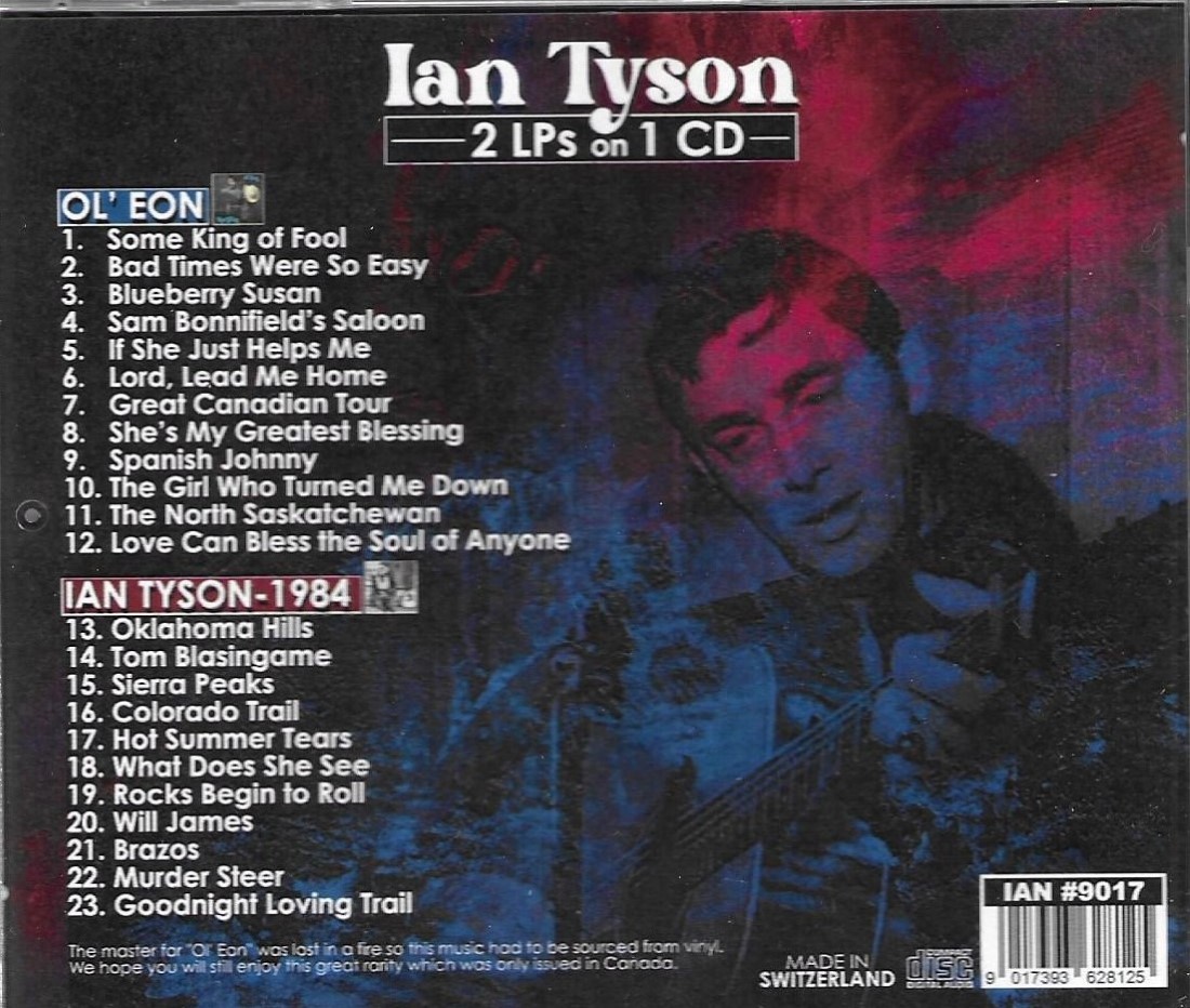 (image for) 2 LPs on 1 CD - Ol' Eon/Ian Tyson 1984