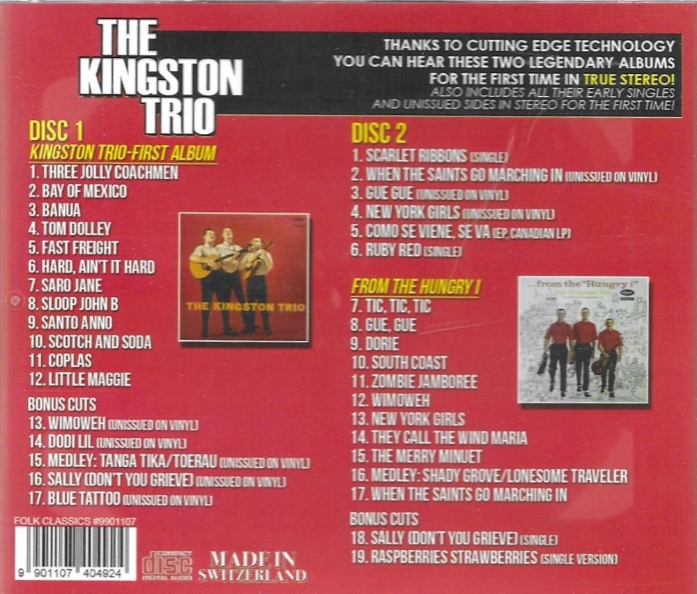 (image for) The Kingston Trio-Their First Two Albums + 13 Bonus Cuts On 2 CDs (2 CD)